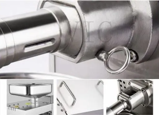 4-6 KG/H Stainless Steel Mustard Small Oil Press Machine